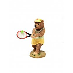 Figurka Miś Sportowiec Tenis